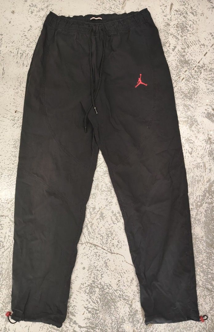 Nike Jordan air track pants (Category: Joggers) located in Cabadbaran. Submitted by jem1124 (Listing ID 1465221121, Image 1). Description: 30-34 waistline 40.5 length 7 hem excellent condition No issue.