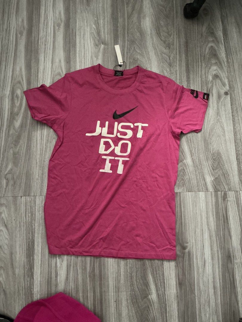 Nike Just Do It Pink T-Shirt (Category: Shirts) located in Manila. Submitted by TCC.ETC (Listing ID 1465195331, Image 1). Description: .