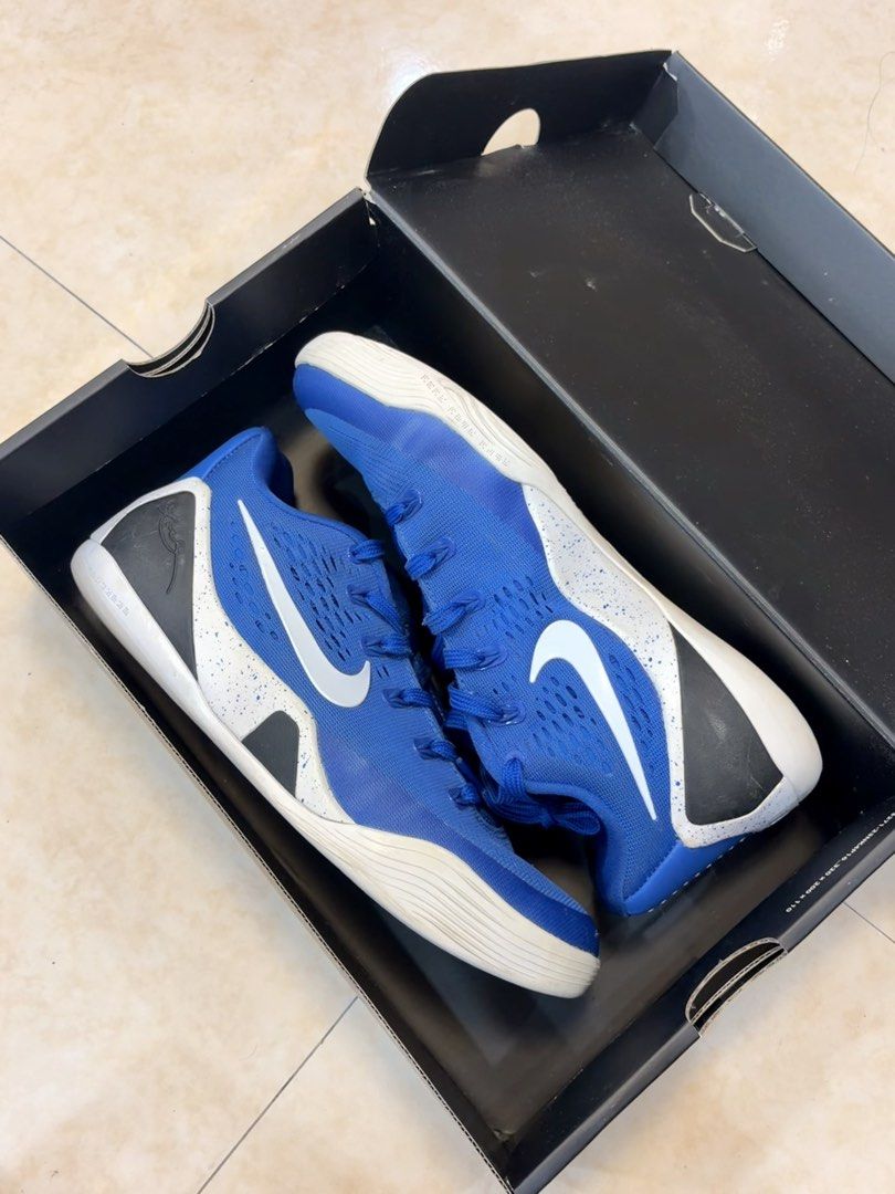 Nike Kobe 9 Royal Blue (Category: Sneakers) located in Valenzuela. Submitted by luckybucks (Listing ID 1465332443, Image 1). Description: Nike Kobe 9 “Game Royal” ₱3995 Size 8 US Used With minor issues With OG Box only.