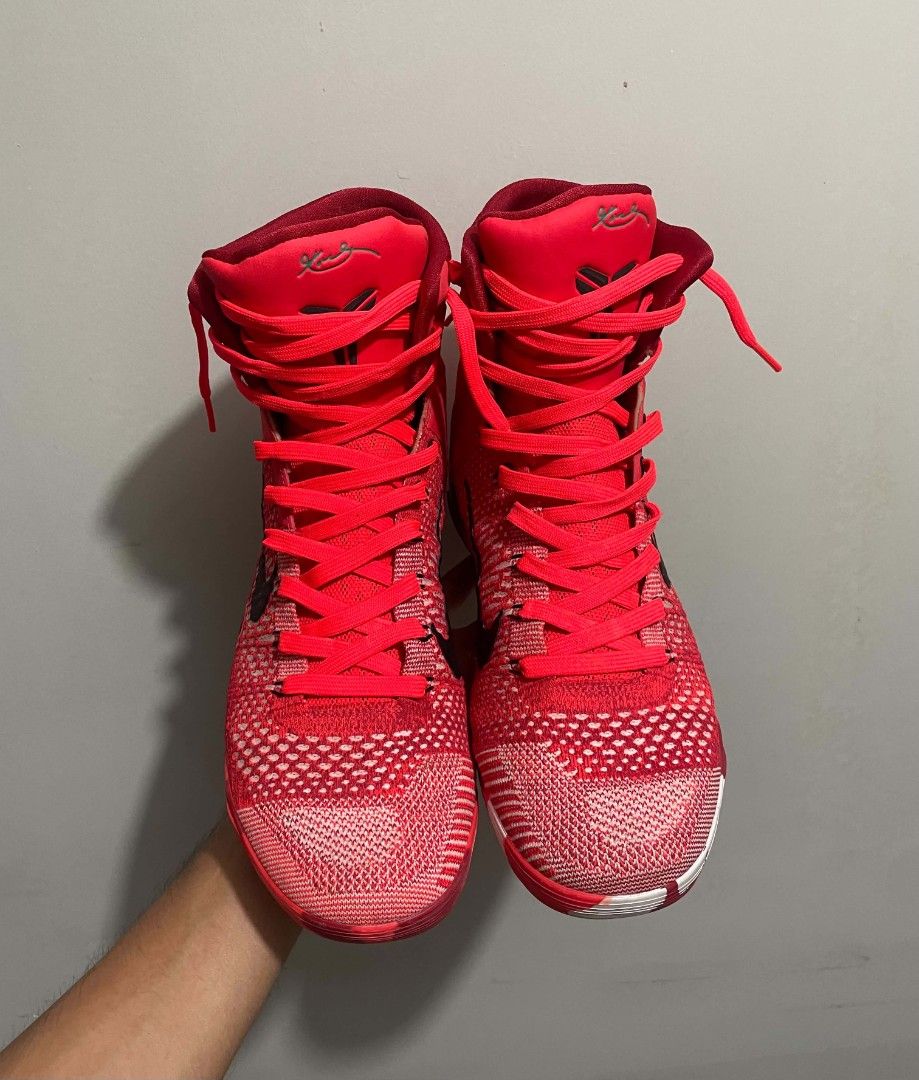 Nike Kobe IX Elite High " Christmas PE " (Category: Sneakers) located in Bacolod City. Submitted by abkicks_apparel (Listing ID 1465338286, Image 3). Description: Size 10.5 Us Mens 28.5 Cm Authentic Original As New Condition Used Twice Only Indoors No Box Pair Only No Hidden Issues .