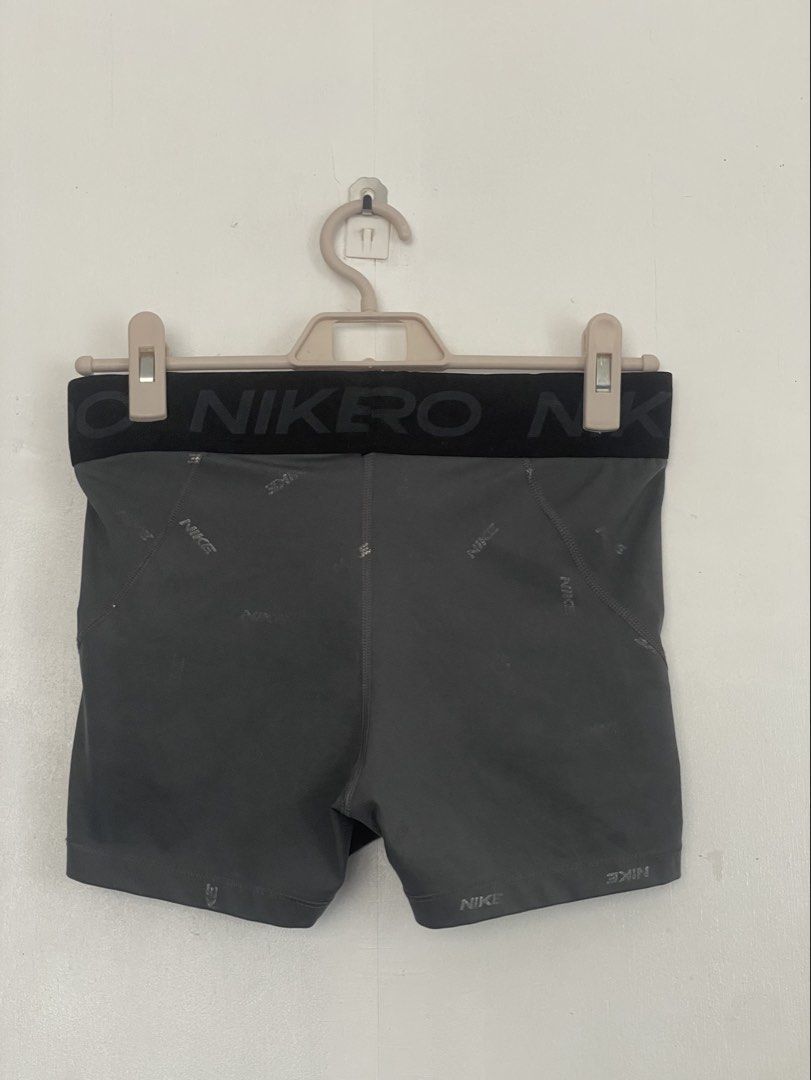 Nike Pro Cycling Shorts Medium (Category: Activewear) located in Tuguegarao City. Submitted by ziggerryy (Listing ID 1465345670, Image 3). Description: Still in good condition W27-30 L11.5 Gray in actual(color may vary due to lighting).