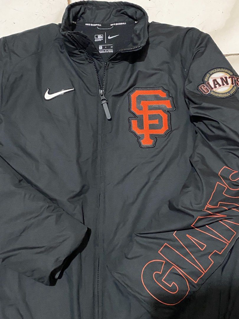 Nike San Francisco Giants MLB Baseball Jacket – Authentic Collection | Size S (Category: Coats, Jackets and Outerwear) located in Caloocan City. Submitted by bdlsy (Listing ID 1465212299, Image 2). Description: Nike San Francisco Giants MLB Baseball Jacket – Authentic Collection | Size S No issue Dimension: Length-30 inches Width-21 inches.