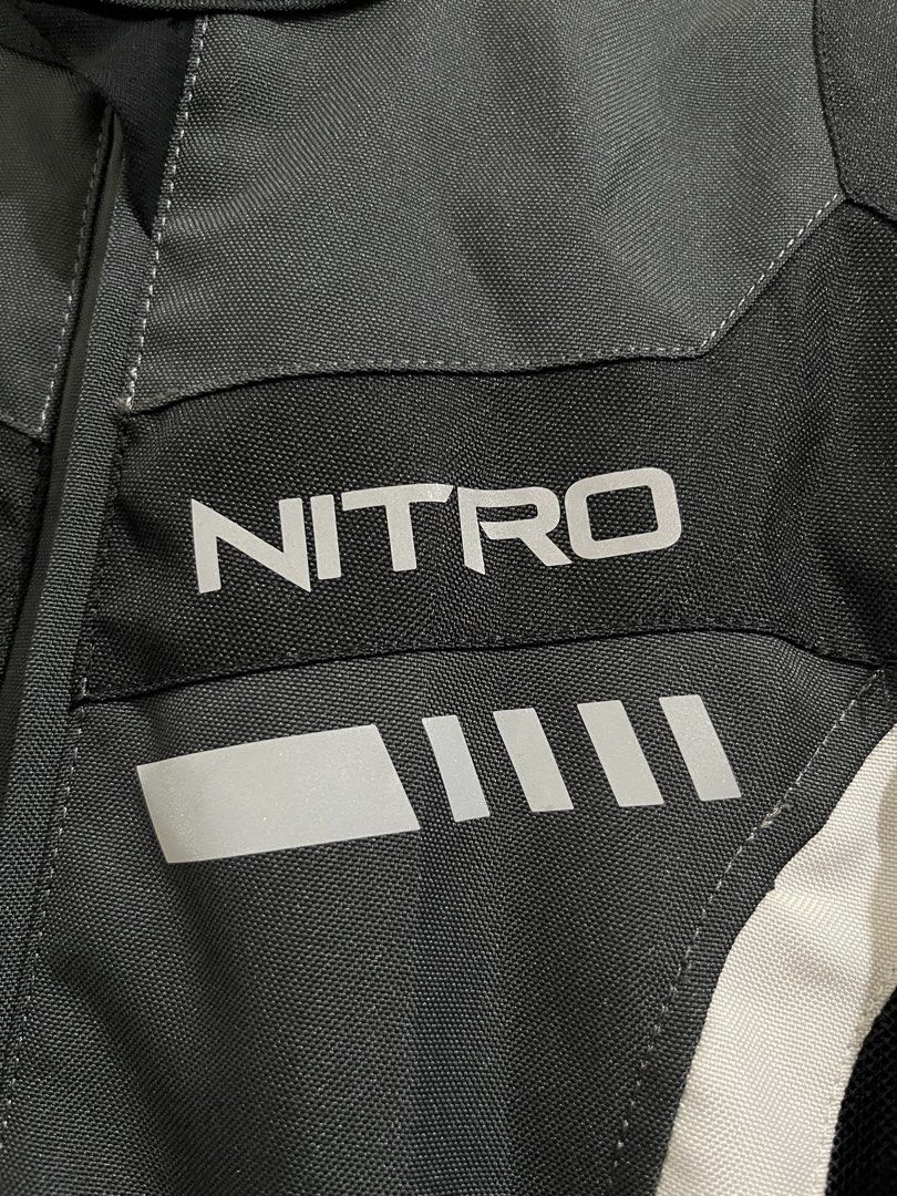 Nitro Performance Gear Motorcycle Jacket Black Red Size L (Category: Coats, Jackets and Outerwear) located in Angeles City. Submitted by crsbunny (Listing ID 1465307269, Image 2). Description: NITRO MOTORCYCLE JACKET SIZE LARGE original bought from mall STILL GOOD CONDITION NO ISSUE ₱4,000 angeles city.