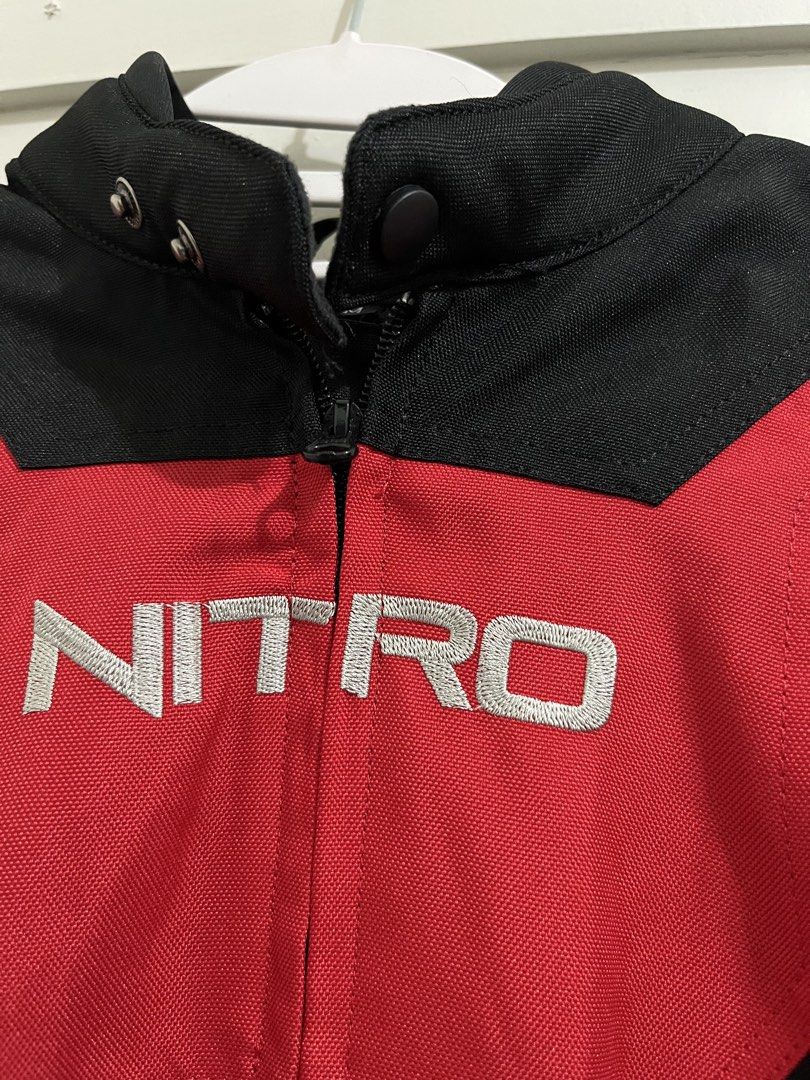 Nitro Performance Gear Motorcycle Jacket Red Black Size M (Category: Coats, Jackets and Outerwear) located in Angeles City. Submitted by crsbunny (Listing ID 1465307533, Image 2). Description: nitro motorcycle jacket size medium original bought from mall no issue like new ₱4,000 angeles city.
