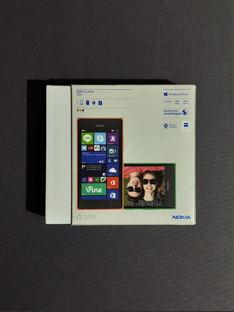 Nokia Lumia 735 (Open Box) (Category: Android Others) located in Makati City. Submitted by dave.msn_gdgt (Listing ID 1465188159, Image 2). Description: 100% Original Mall Pull Out Goods sa mga nag hahanap ng digicam vibe dahil sa ZEISS camera niya Note: Kindly message me for the design and pictures, kapag hindi ako maka reply means max quota na here at carousel, you can contact me via SMS 0920-484-3508.