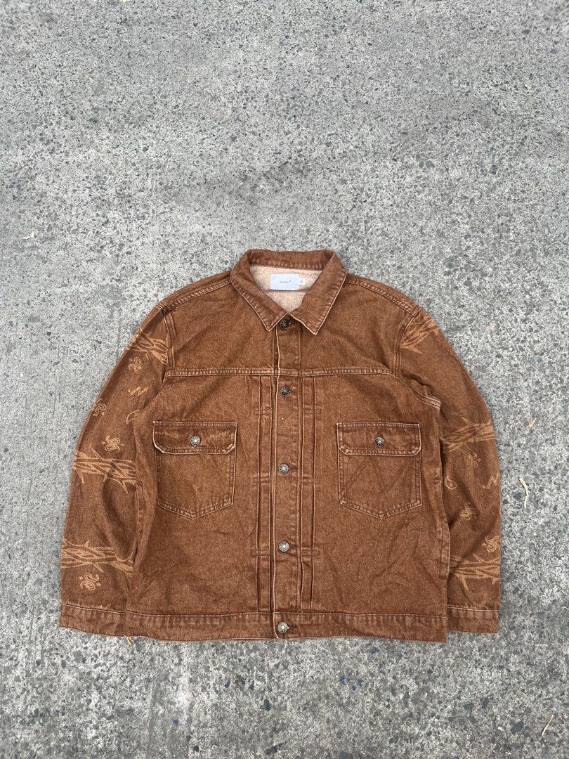 Number-R Type 2 Denim Jacket (Category: Coats, Jackets and Outerwear) located in Cavite. Submitted by kulotjunks (Listing ID 1465191791, Image 1). Description: Number-R Type 2 Denim Jacket Size: Small Width: 22 Length: 25 Shoulder: 20 Sleeve: 23 Excellent Condition 🏷️ Price: ₱1580.