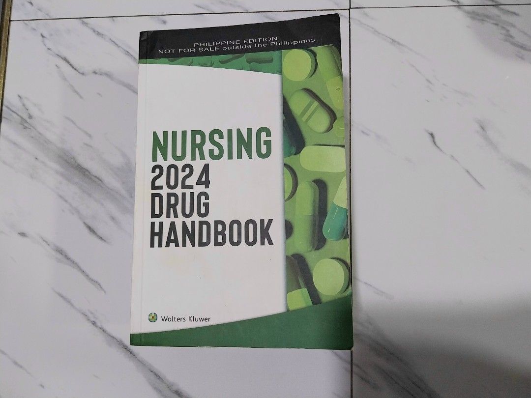 Nursing 2024 Drug Handbook (Category: Textbooks) located in Las Pinas. Submitted by m1lapnc (Listing ID 1465307120, Image 1). Description: .