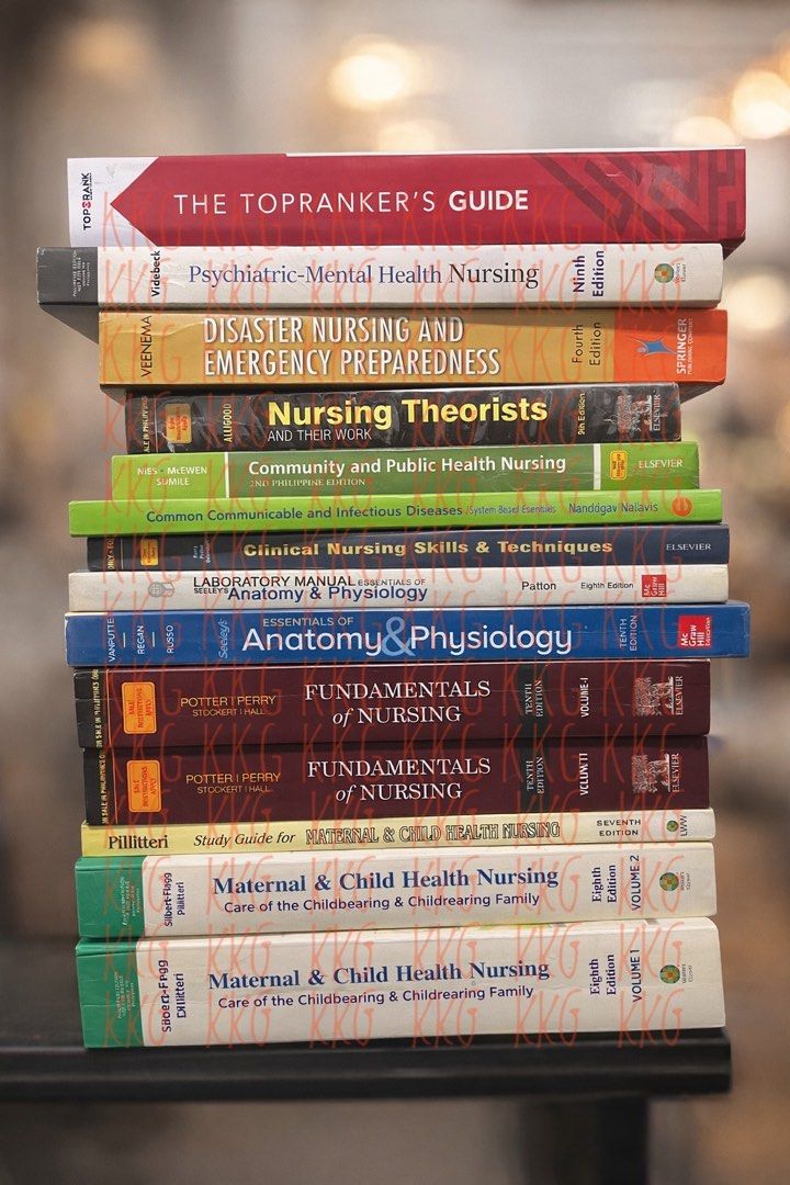 Nursing Books (Category: Textbooks) located in Manila. Submitted by go.kluttery (Listing ID 1465229431, Image 1). Description: Nursing books .