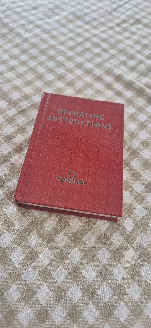 Omega Operating Instructions (Category: Everything Else Others) located in Paranaque City. Submitted by supremefinds (Listing ID 1465178263, Image 1). Description: 1pc only Very good condition SF c/o buy.