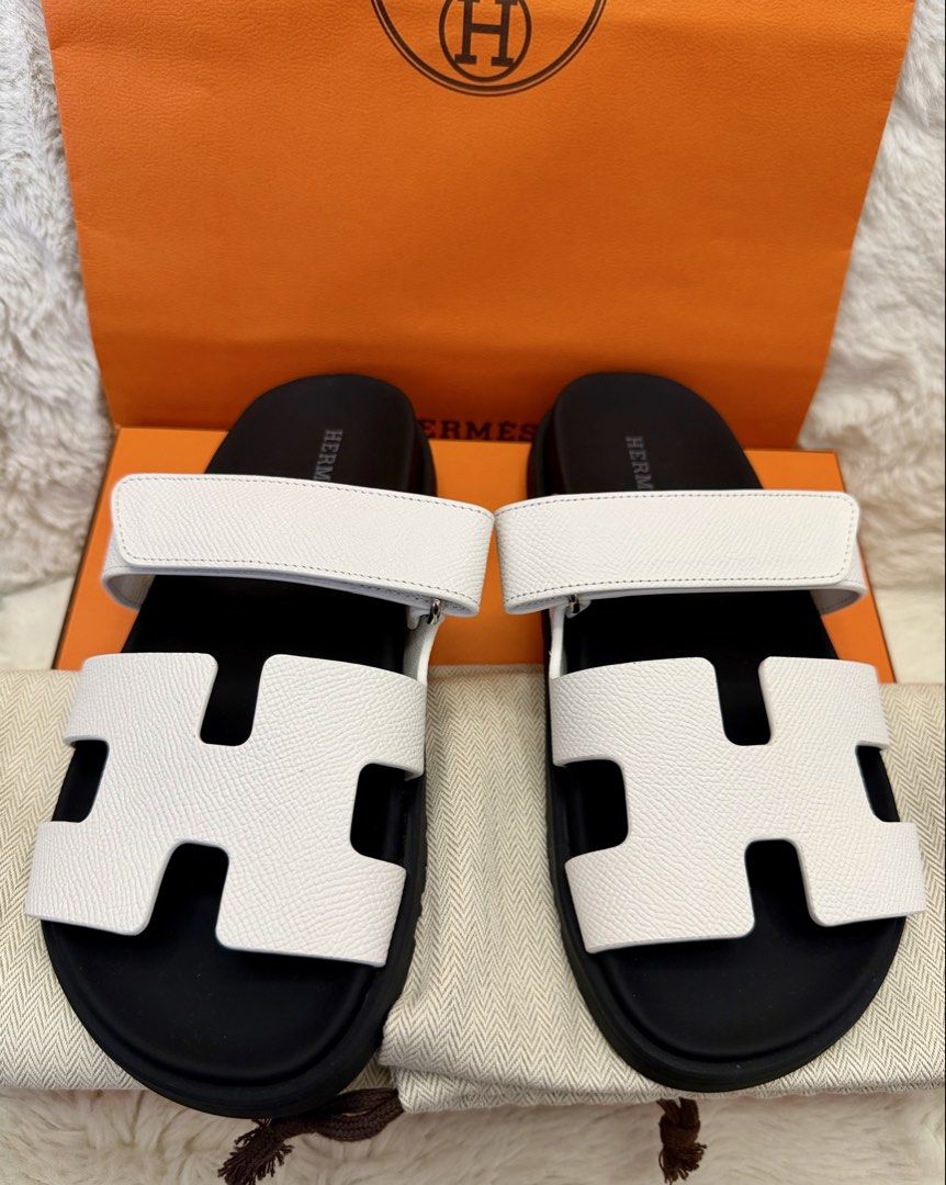 *ONHAND!* Authentic Hermes Chypre Sandals Size Euro 37 (Category: Sneakers & Footwear) located in Manila. Submitted by mrsmdxbseller (Listing ID 1465377286, Image 2). Description: .