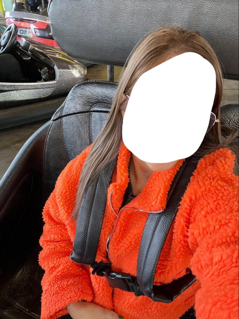 Orange Fuzzy Fleece Jacket (Category: Coats, Jackets and Outerwear) located in General Trias. Submitted by jc_3096 (Listing ID 1464205511, Image 2). Description: - Super cozy orange fuzzy jacket - Great for cooler weather - warm and comfortable - Easy to style with anything - You'll love wearing this!.