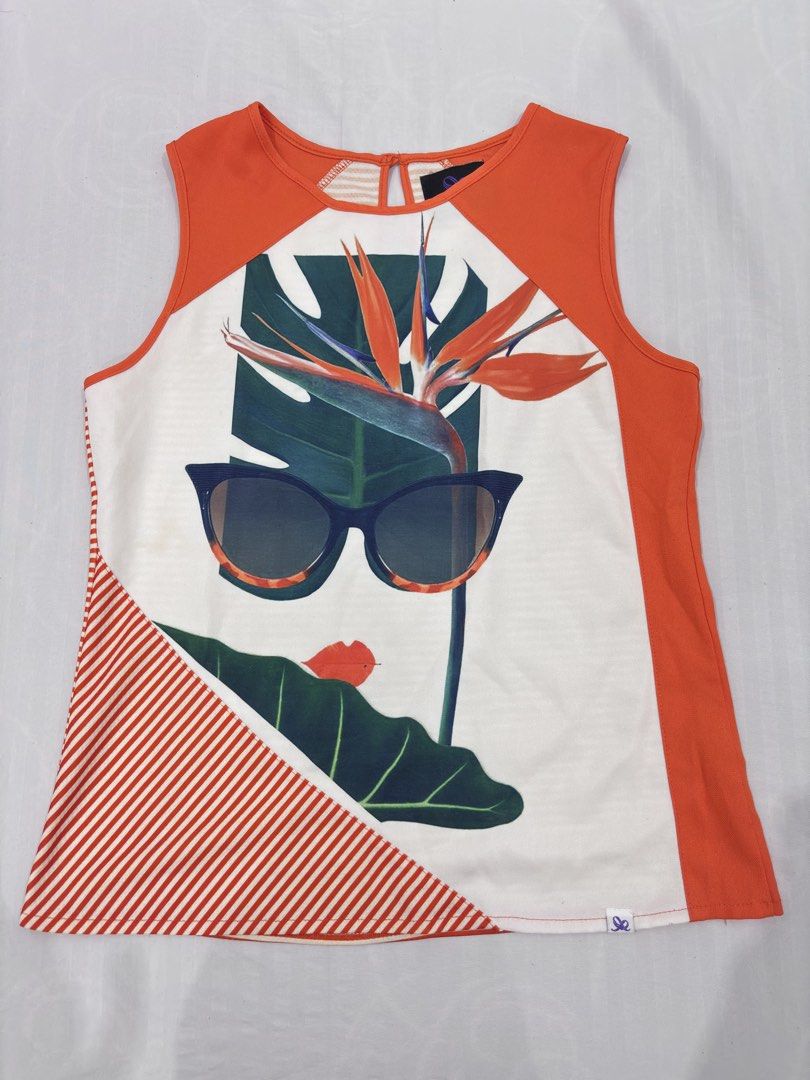 Orange Printed Top (Category: Blouses) located in Manila. Submitted by niellaeun (Listing ID 1465372470, Image 1). Description: .