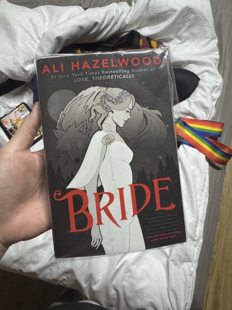 [Original] Bride by Ali Hazelwood paperback book (Category: Storybooks) located in Davao. Submitted by ash.ea (Listing ID 1465373843, Image 1). Description: ORIGINAL RFS: hoarded books and then realized a preferred reading via kindle. No low balling please. Davao City, delivery via maxim/grab, jnt. Meet ups Agdao Public Market or 7/11 in front if IQOR. Meet ups elsewhere with handling fee depending on grabtaxi/car prices. - Title & Author: Bride 