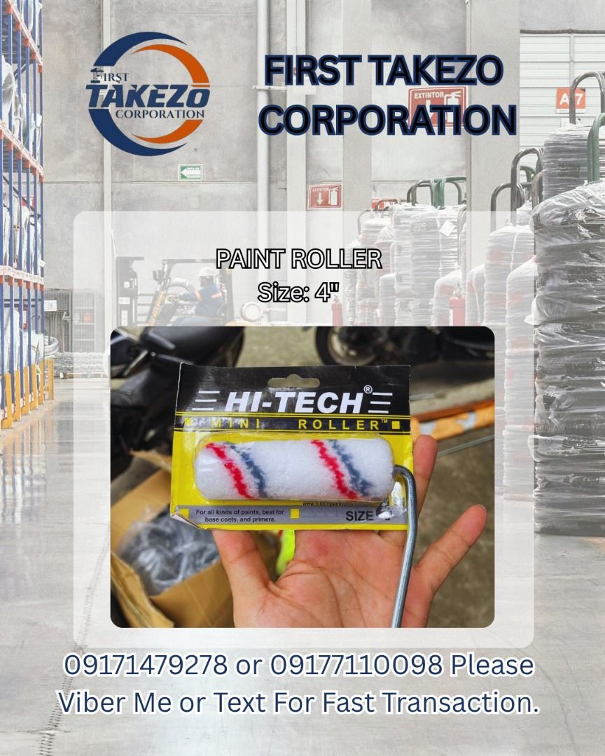 PAINT ROLLER Size: 4" (Category: Everything Else Others) located in Manila. Submitted by joeyroque09 (Listing ID 1465241080, Image 1). Description: PAINT ROLLER Size: 4".