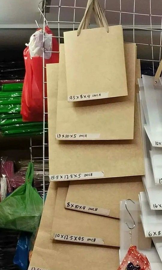 Paper Bag (Category: Storage Boxes & Baskets) located in Manila. Submitted by athennaalampayan (Listing ID 1465185708, Image 1). Description: 🔥 MURA NA, COD PA! 🛍️ 📦 Same-day delivery available! Message us now—order today, receive today! 🚚💨 Around Metro Manila.