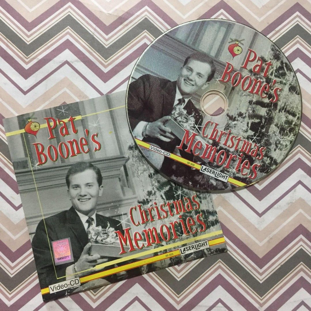 Pat Boone’s CD: Christmas Memories (Category: CDs & DVDs) located in Pasig City. Submitted by sell.phi (Listing ID 1465238947, Image 1). Description: preloved original music CD disc is in VG condition, no playback issues inlay and case may have signs of wear.