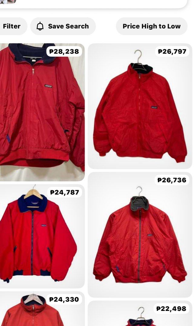 Patagonia Red Shell Synchilla Jacket. (Category: Coats, Jackets and Outerwear) located in Cagayan de Oro. Submitted by kjcartier26 (Listing ID 1465351508, Image 2). Description: Patagonia M Red Shell Synchilla Jacket. 📌22k to 28k in Peso for the preloved. 😱 - In good conditio. - No holes, Rubs, Runs, Loose threads. - Zippers Working smoothly, Sheer interior in excellent condition. ❤️.