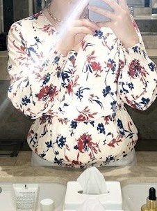 Pattern Blouse (Category: Blouses) located in Gelugor. Submitted by yums.wardrobe (Listing ID 1465357108, Image 1). Description: .