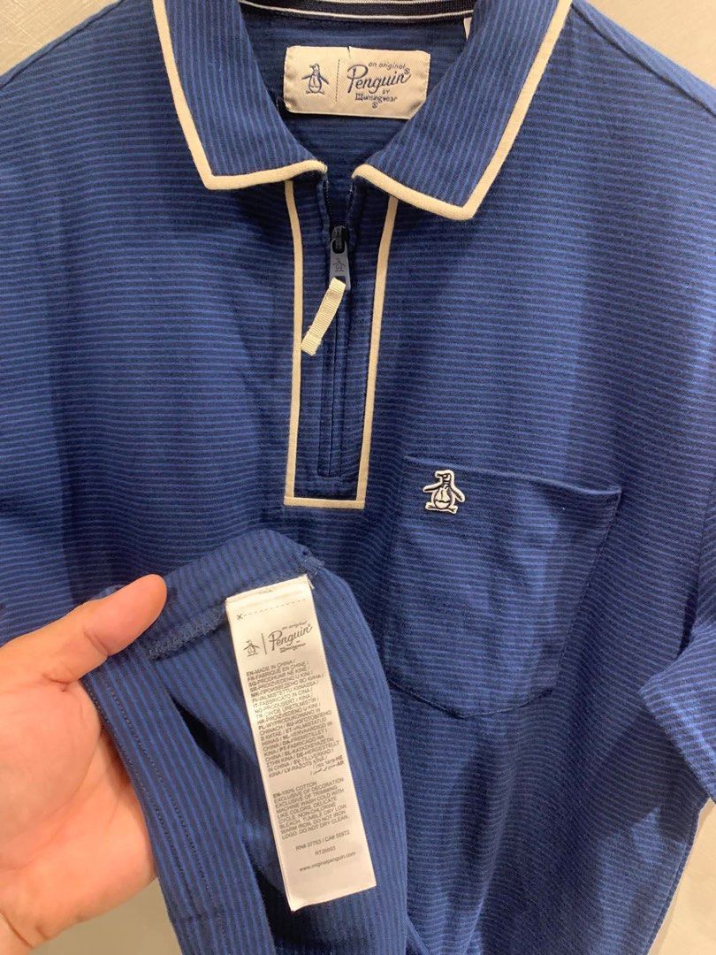 Penguin (Category: Tshirts & Polo Shirts ) located in Cavite. Submitted by jsdc17. (Listing ID 1465173596, Image 3). Description: Penguin qzip polo shirt Size xsmall 19x26 dimes Brand new original .