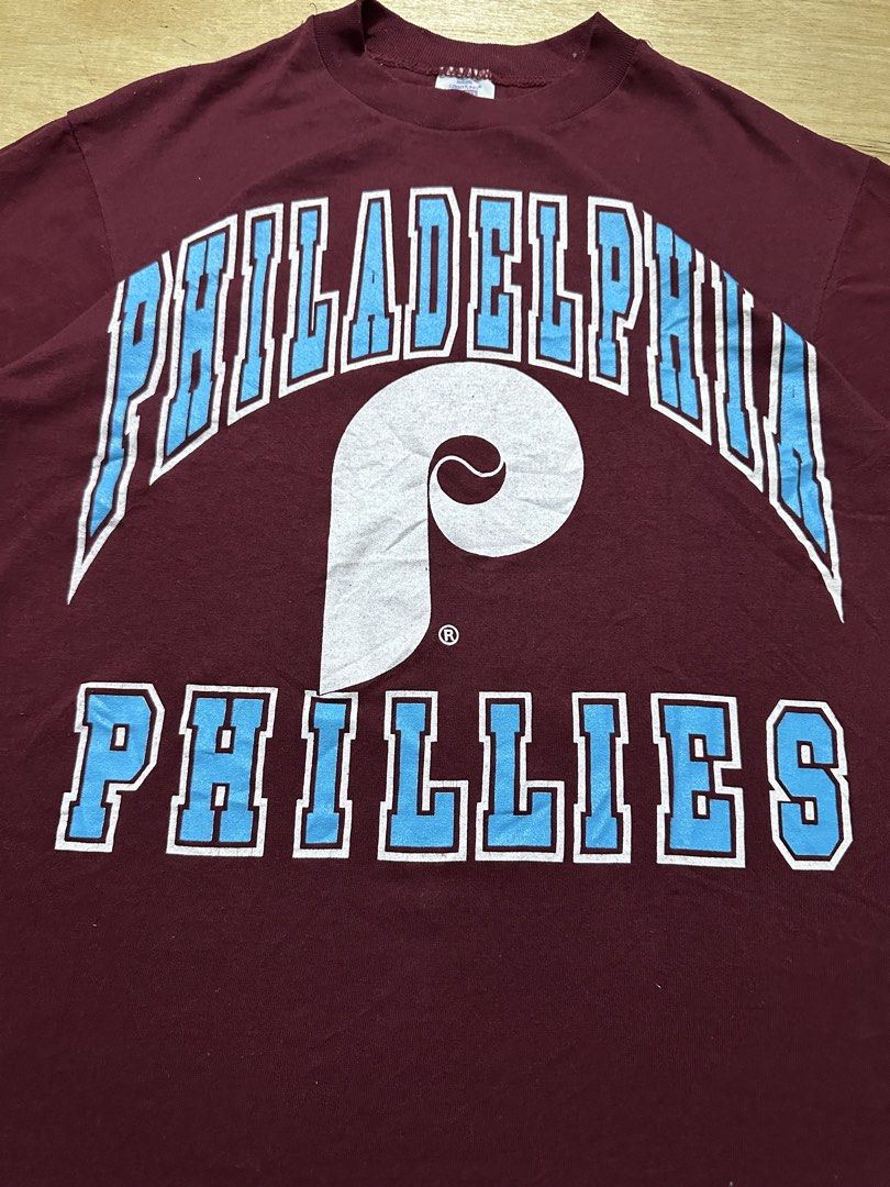 Philadelphia Phillies Shirt (Category: Tshirts & Polo Shirts ) located in Bacolod City. Submitted by dannnsoy (Listing ID 1465339250, Image 2). Description: Philadelphia Phillies Shirt •In good to very good condition •Dimension: 20” x 26.5” •Issue: Signs of usage •Price: 799 only 📍Note: Color may vary to due lighting and camera resolution. .
