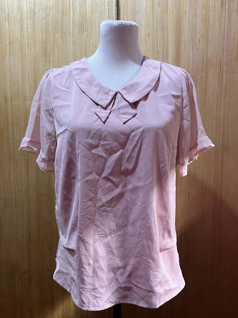 Pink Blush Formal Blouse (Category: Blouses) located in Manila. Submitted by acregala.21 (Listing ID 1465238427, Image 1). Description: S-M.