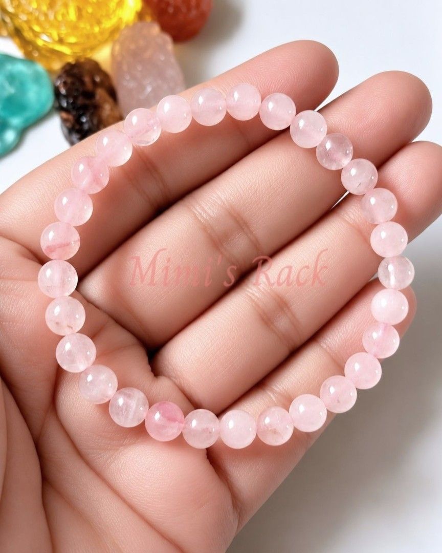 PINK FLUORITE NATURAL STONE BRACELET (Category: Bracelets) located in Taguig. Submitted by mimisrack (Listing ID 1465271869, Image 1). Description: 🩷Gentle clarity stone with soft feminine glow -Pink Fluorite is known for emotional healing and mental clarity -Encourages focus while soothing the heart -Soft pink tones promote compassion and self-love -Supports balanced decisions and calm communication -Meaningful gift for healing, love, and peace