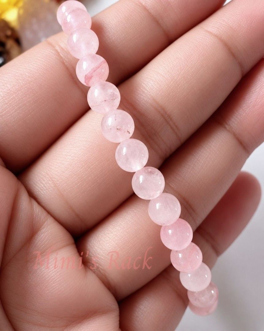 PINK FLUORITE NATURAL STONE BRACELET (Category: Bracelets) located in Taguig. Submitted by mimisrack (Listing ID 1465271869, Image 3). Description: 🩷Gentle clarity stone with soft feminine glow -Pink Fluorite is known for emotional healing and mental clarity -Encourages focus while soothing the heart -Soft pink tones promote compassion and self-love -Supports balanced decisions and calm communication -Meaningful gift for healing, love, and peace