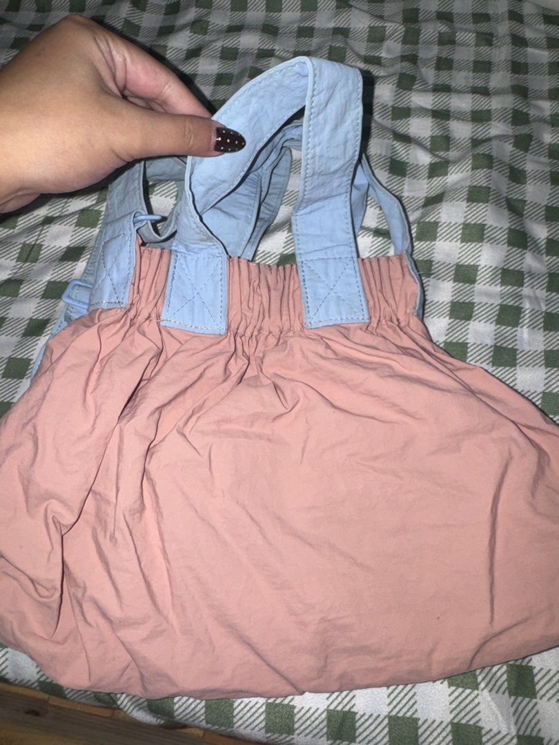 Pink/Blue Colorway Sling Bag (Category: Cross-body Bags) located in Quezon City. Submitted by mkl.p (Listing ID 1465206043, Image 3). Description: - got this from the 🍊 app - BTV INSPIRED - no flaws! needs a little bit of cleaning lang since nakatago and di nagagamit - magnet lock - with front pocket - adjustable straps - used once or twice only - no pockets inside - good as new - spacious inside loc: timog qc.