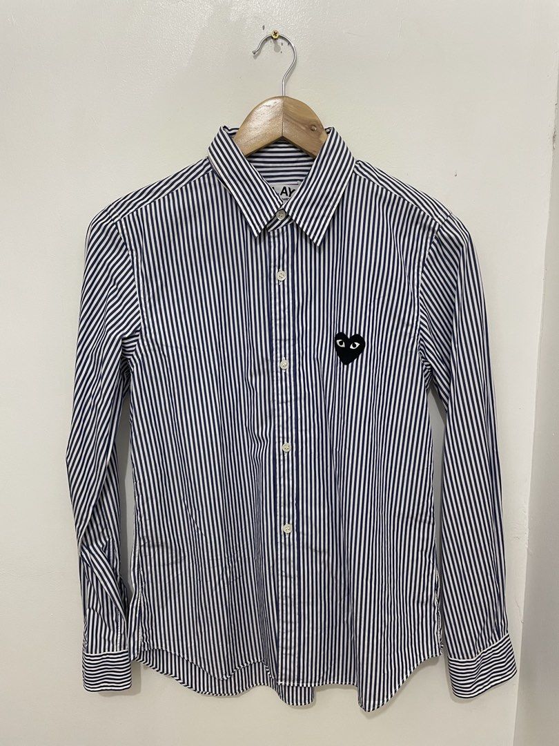 Play Commes dea Garcons Striped Shirt Top (Category: Longsleeves) located in Mabalacat. Submitted by designerbrandsforless (Listing ID 1465231622, Image 3). Description: Brand New! Size: large.