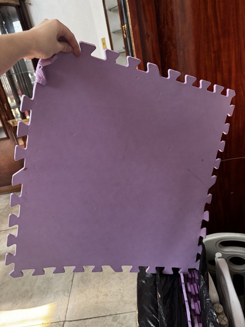Play mat Purple (10pcs) (Category: Other Kids Furniture) located in Quezon City. Submitted by amvilaine (Listing ID 1465379229, Image 2). Description: PLAYMAT FOR SALE Not abused, but some have visible signs of use, mostly on the underside. The mats need washing/cleaning. 📌 Selling as-is. Please manage your expectations regarding the condition. 📦 Shipping every Tuesday only. 💰 First payment, first served..