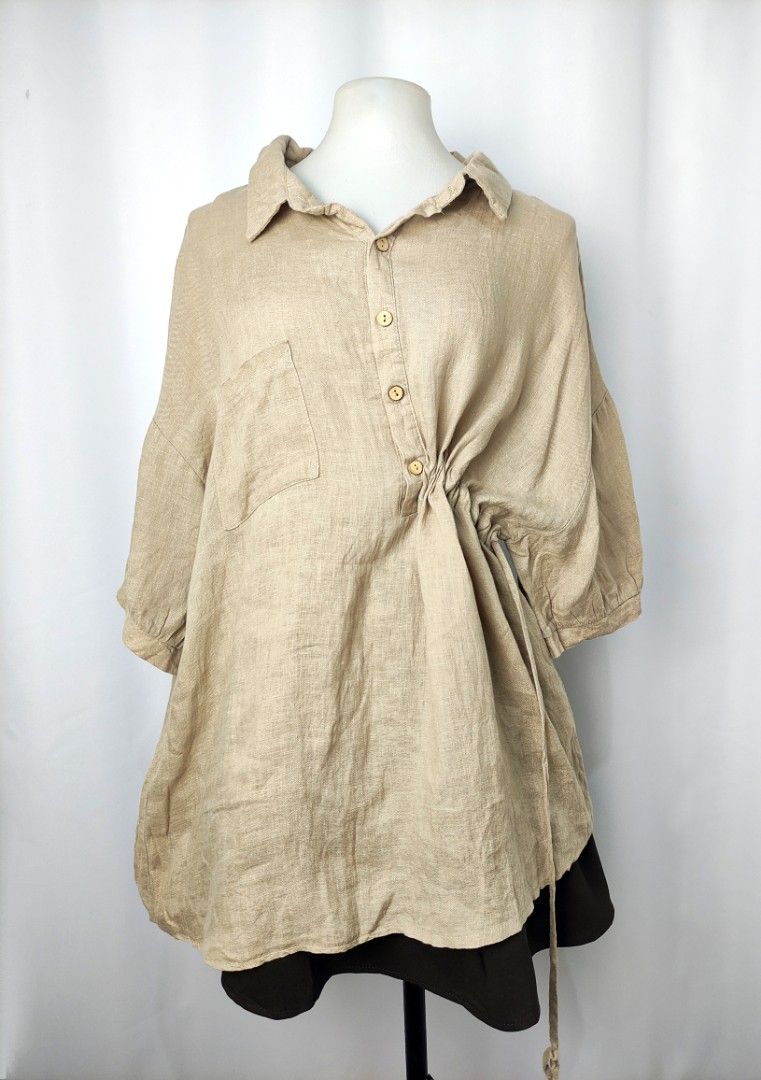 Plus Size Brown Blouse Top (Category: Blouses) located in Caloocan City. Submitted by happystar.e0dc1b (Listing ID 1465199402, Image 3). Description: ⚠️PLEASE CLICK THE IMAGE TO SEE THE SIZE⚠️ FB PAGE: IPPEUNI AGASSI Location: Caloocan City ❌ No haggling ❌ No when worn ❌ No "more pics" ❌ No flaws, unless stated ❌ Request for specific measurements of neck, arm, shoulder etc will not be entertained.