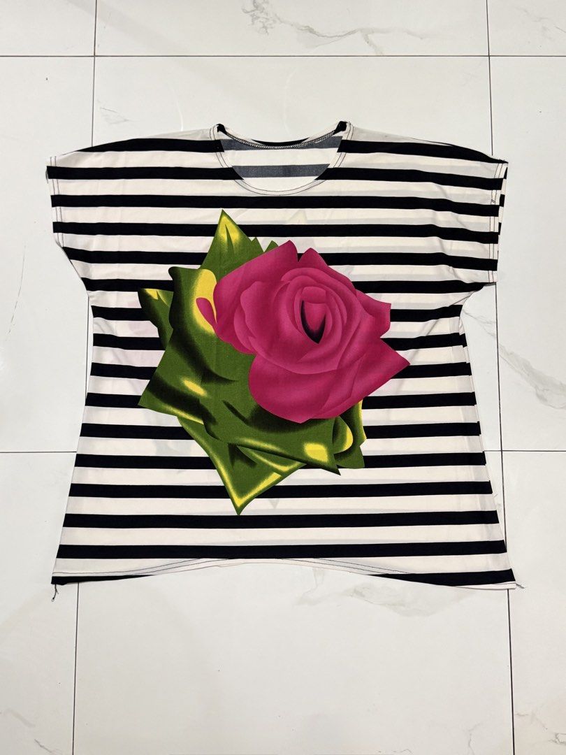 PLUS-SIZE Floral Striped Blouse (Category: Blouses) located in Caloocan City. Submitted by lovedbyzee (Listing ID 1465273864, Image 1). Description: ₊˚⊹♡ ➔ Size: XL to XXXL 🏷️ ୨୧ 𝑳𝒐𝒄𝒂𝒕𝒊𝒐𝒏: North Caloocan ୨୧ 𝑫𝒆𝒍𝒊𝒗𝒆𝒓𝒚: J&T / Lalamove ୨୧ 𝑷𝒂𝒚𝒎𝒆𝒏𝒕: Maribank / QR Ph .