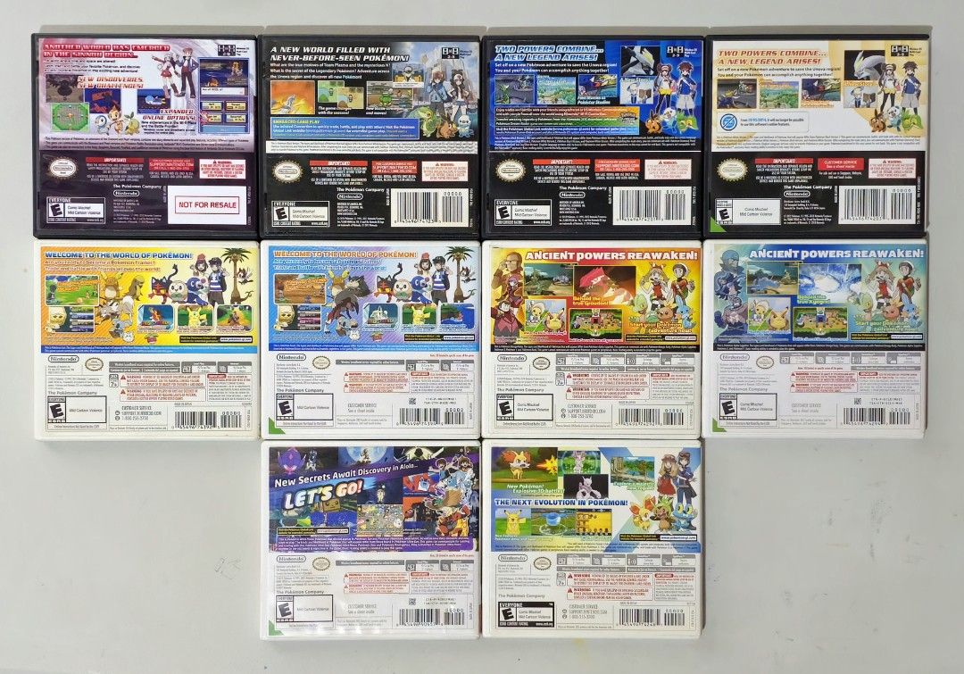 Pokemon Games for NDS/3DS (Category: Nintendo) located in Santa Rosa. Submitted by j.r.constantino (Listing ID 1465355068, Image 2). Description: 📣 For sale Pokemon games for NDS/3DS 📣 🏷️ Pokemon Platinum (repro cover) - ₱8,500 🏷️ Pokemon Black - ₱7,500 🏷️ Pokemon Black 2 - ₱9,000 🏷️ Pokemon White 2 (MDE) - ₱9,000 🏷️ Pokemon Sun - ₱850 🏷️ Pokemon Moon - ₱850 🏷️ Pokemon Alpha Sapphire - ₱2,000 🏷️ Pokemon Omega Ruby - ₱2,000 🏷️ Pokemon U