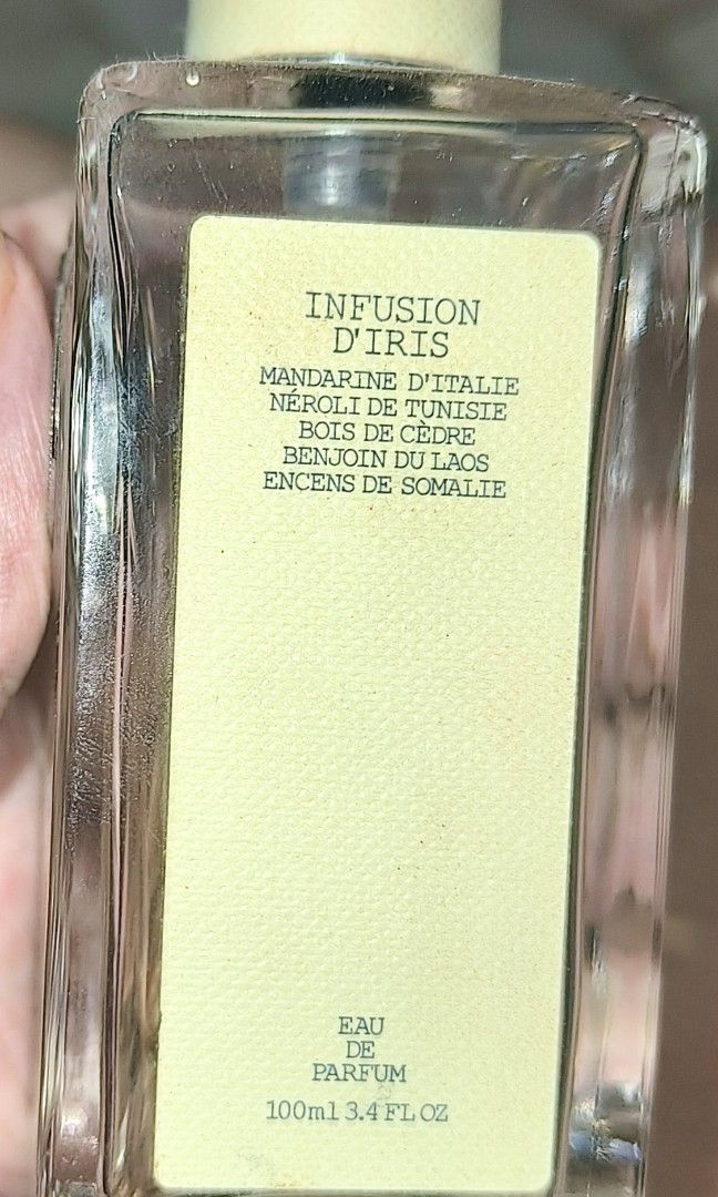 Prada Infusion d'iris (Category: Fragrance & Deodorants) located in Cavite. Submitted by sophiayudequina (Listing ID 1465372880, Image 2). Description: Prada Perfume Original used Eau de Perfume price : ₱3800 infusion d'Iris approximately 50% in bottle RFS: selling for a friend Sophia 09265740431.