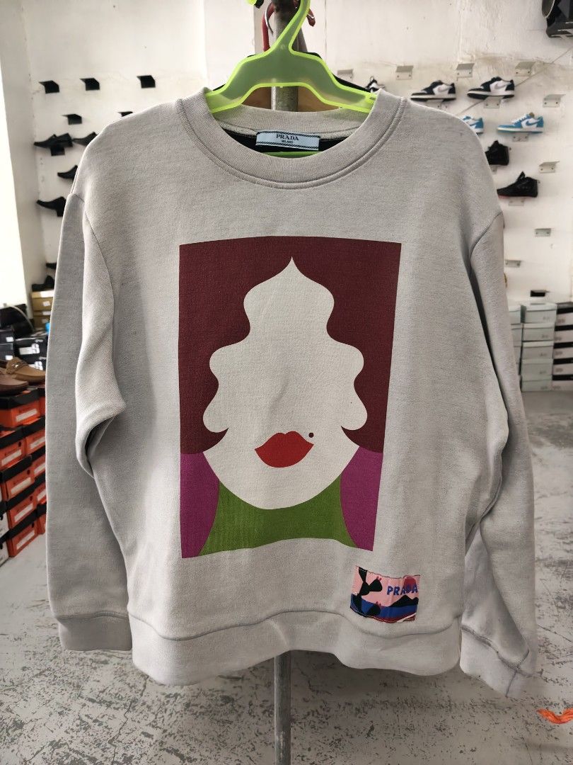 Prada Tech Cotton pull over Sweater jacket (Category: Tshirts & Polo Shirts ) located in Cabadbaran. Submitted by jem1124 (Listing ID 1465200328, Image 1). Description: 20.5x22.5 excellent condition No issue.