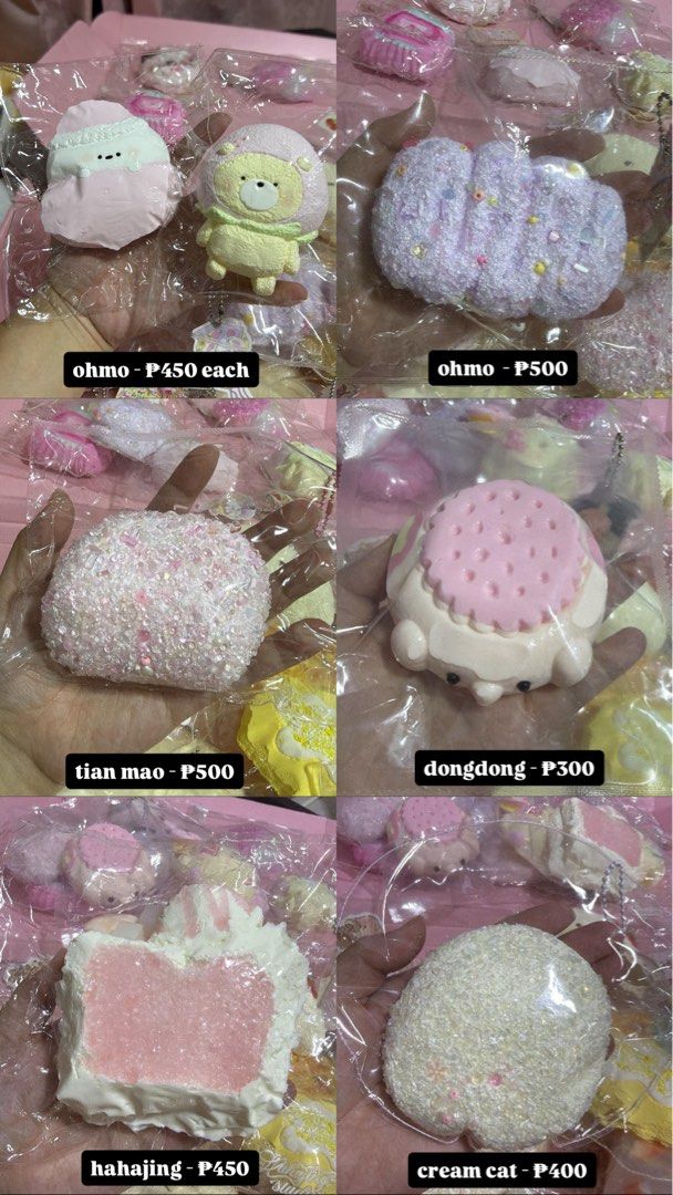 Premium Taba Squishies (Category: Interactive Toys) located in Quezon City. Submitted by boujeebabe.ph (Listing ID 1465333785, Image 2). Description: .
