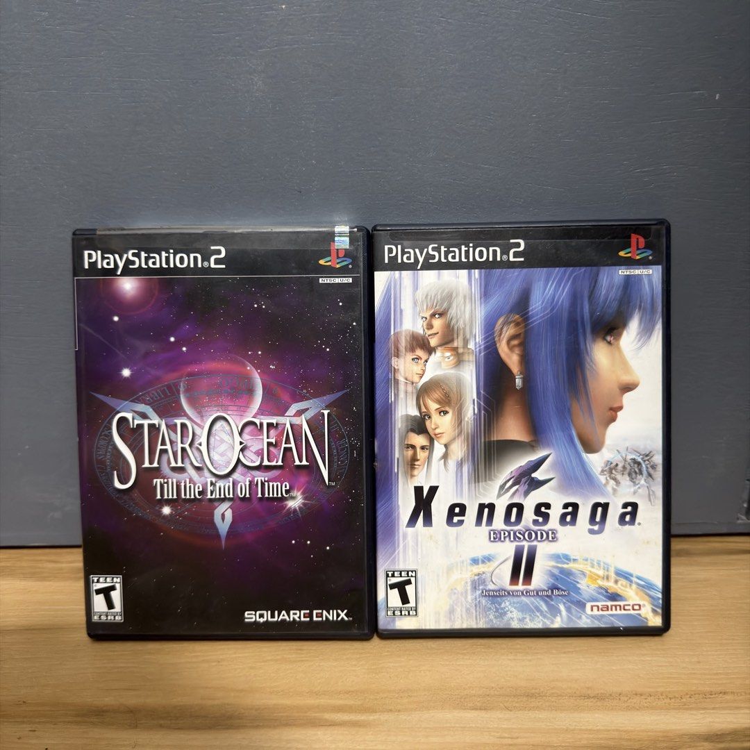 PS2 Games (Category: PlayStation) located in Mandaluyong City. Submitted by mr.playsafe (Listing ID 1465202787, Image 1). Description: PS2 Games: Xenosaga 2 (CIB) - 3,999 Star Ocean Till Tne End of Time (No Manual) 2 Disc - 999 Both are tested and working Location: Mandaluyong Mode of Payment: Gcash Shipping: Lalamove or LBC Crossposted.