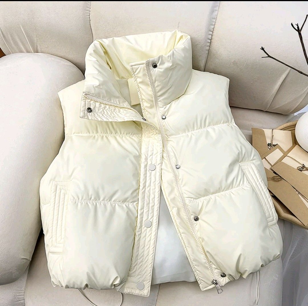 Puffer Vest Brandnew (Category: Coats, Jackets and Outerwear) located in Manila. Submitted by jng_ph (Listing ID 1465311737, Image 1). Description: brandnew puffer vest large on tag can fit Medium-large.