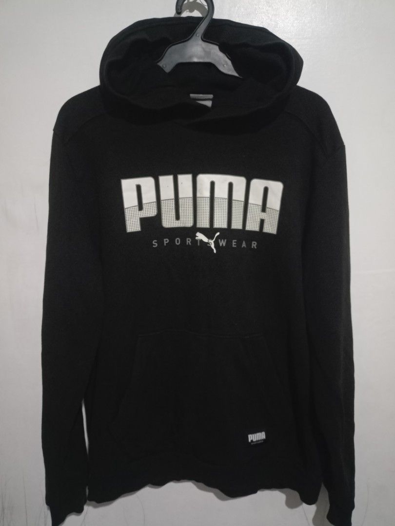 PUMA Hoodie Black (Category: Coats, Jackets and Outerwear) located in Quezon City. Submitted by homeofshoppers (Listing ID 1465379481, Image 1). Description: Color rate 9/10 need wash only, XL asia..