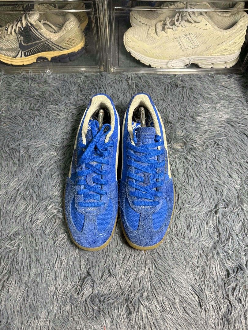 PUMA PALERMO VINTAGE BLUE (Category: Sneakers) located in Candelaria. Submitted by worn_gallerie (Listing ID 1465295687, Image 2). Description: PUMA PALERMO SIZE 10 US MENS GOOD ASNEW ₱2,399 ONLY.