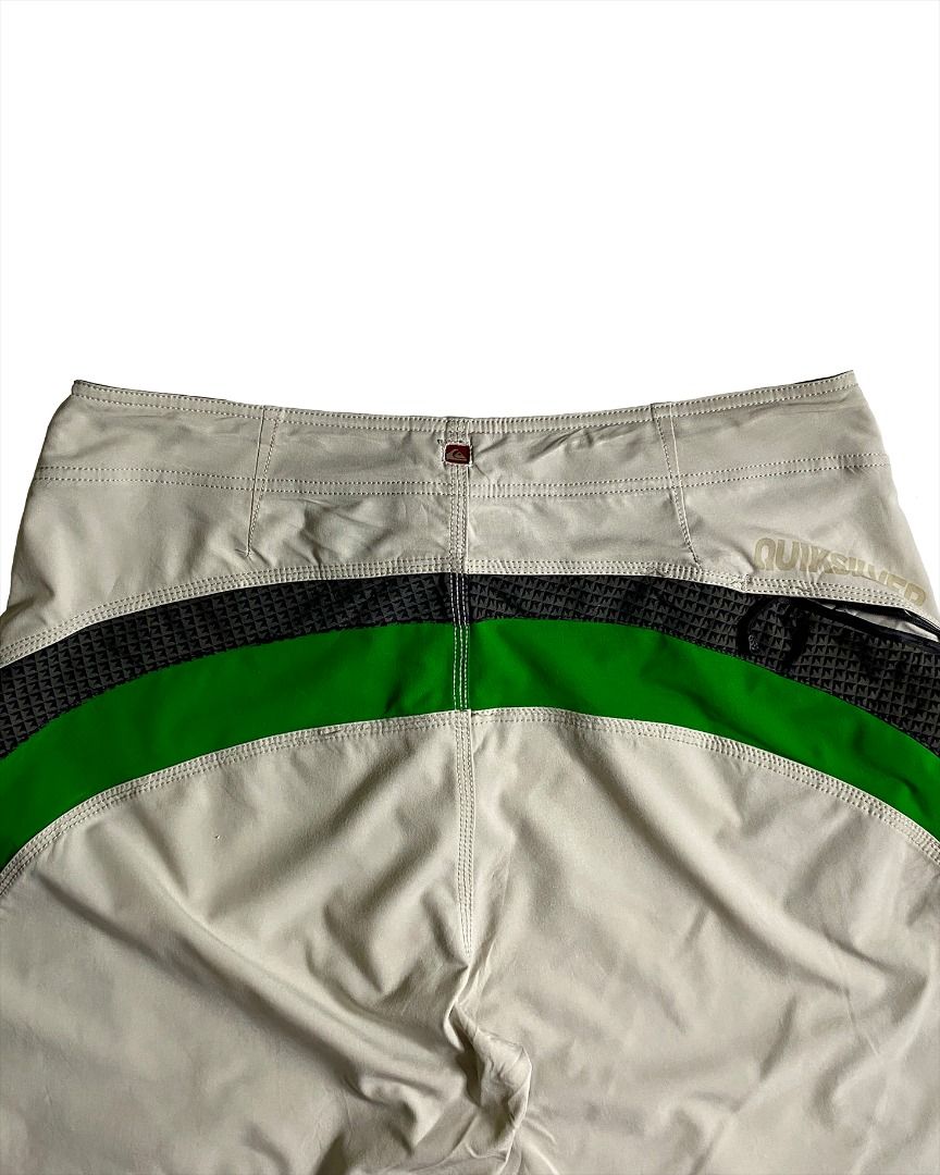 QUICKSILVER BOARDSHORTS (Category: Shorts) located in Davao. Submitted by premiumdept. (Listing ID 1465223448, Image 2). Description: QUICKSILVER BOARDSHORTS Size: Dimes: 35x23 Leg hole: 12 Color rate: 9/10 Condition: Excellent Issue(s): Zipper not working, removed tags Mine: 300 ___ - Sf buyers expenses - Mine | Steal | Premium | basis only - Check details before buying - Color may vary due to lighting - Manage your expectations, issues may not 