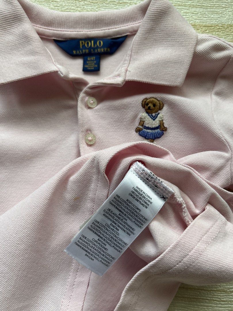 Ralph Lauren bear Polo (Category: Babies & Kids Fashion) located in Cebu City. Submitted by yjainani (Listing ID 1465188726, Image 2). Description: small stain seen in the last pic.