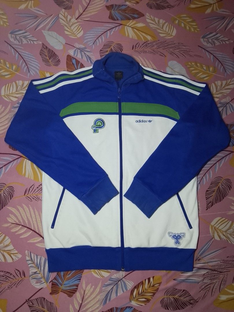 Rare Vintage Adidas Track Jacket (Category: Coats, Jackets and Outerwear) located in Antipolo. Submitted by arn_thrifts_collections (Listing ID 1465381406, Image 1). Description: RARE VINTAGE ADIDAS TRACK JACKET PETE "PISTOL" MARAVICH 2005 5K+SF DIMES 22X27 GOOD CONDITION.