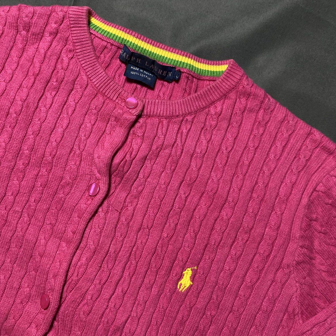 RL Cardigan (Category: Coats, Jackets and Outerwear) located in Bacolod City. Submitted by junked.thrifts (Listing ID 1465283006, Image 2). Description: Asnew No issue Authentic 9.8 Color Rate Size S 21x23.