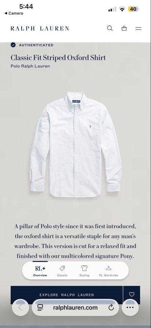 Rl oxford qr coded (Category: Formal Shirts) located in San Juan, La Union. Submitted by jeggystyle (Listing ID 1465199415, Image 3). Description: Large Qr coded Rare color way.