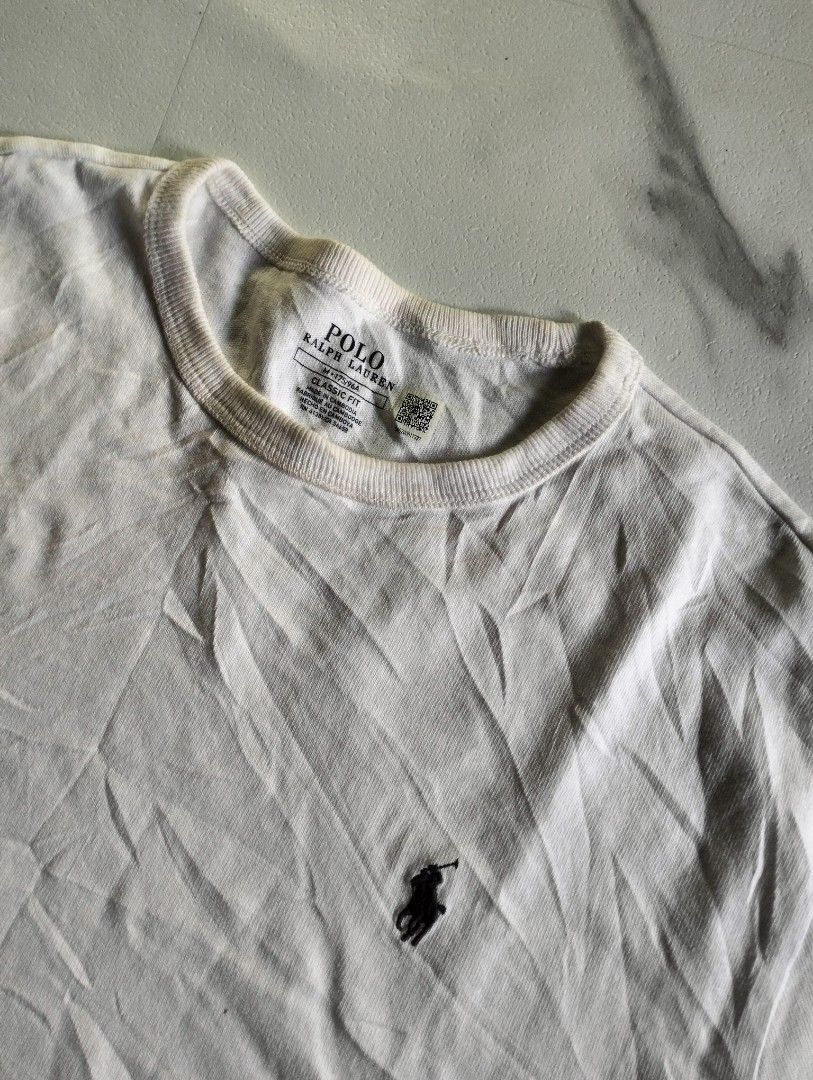 RL shirt (Category: Luxury Apparel) located in Solana. Submitted by allgoodst.s (Listing ID 1465180319, Image 2). Description: Ralph Lauren shirts white good condition medium fit to large.