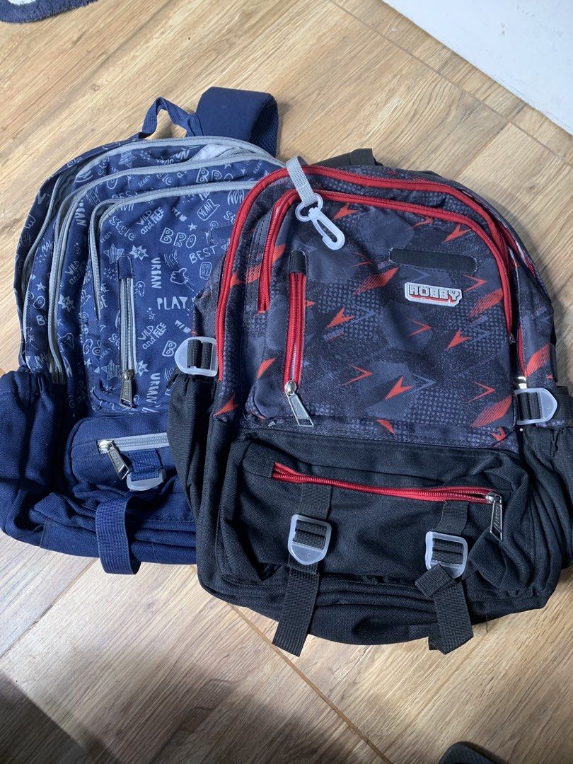 Robby Rabbit 16" backpack PRELOVED no issues (Category: Backpacks) located in Pasay City. Submitted by cjjdb (Listing ID 1465241442, Image 1). Description: blue ₱500 red ₱800 (used once only) Both no issues 📍Malibay, Pasay City 💰 maribank/maya/gotyme/gcash 🛵 lalamove/grab c/o buyer.