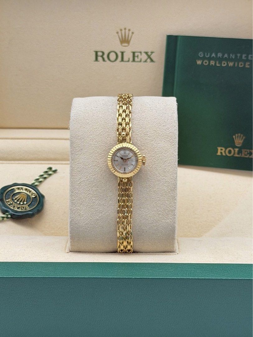 Rolex Precision Chameleon Dial (Category: Luxury Watches) located in Manila. Submitted by timelesseleganceph (Listing ID 1465210035, Image 1). Description: Rolex Precision Chameleon Dial A Bracelet-like Timepiece that can Transition from Everyday Wear to Formal Occasions Price 188k Reference 8788 Size 16.0 mm x 17.0 mm Dated Approx 1960’s Manual Winding 18k YG with Paired with an Intricate Aftermarket Yellow Gold Bracelet that Gives it the Look a