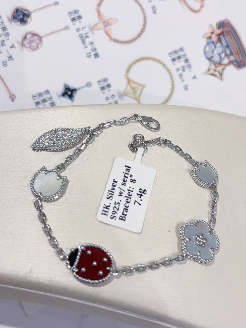 s925 ladybug necklace and bracelet hk setting (Category: Necklaces) located in Manila. Submitted by primejewelry (Listing ID 1465378486, Image 2). Description: .