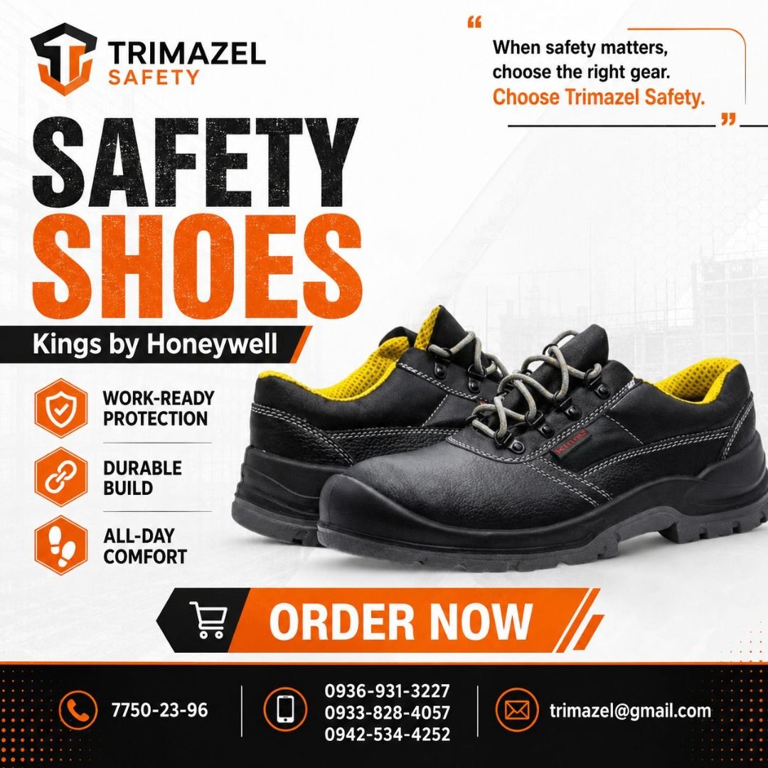 SAFETY JOGGER SHOES KING'S (Category: Looking For) located in Pasay City. Submitted by logan20lee (Listing ID 1465175546, Image 1). Description: 👑🥾 SAFETY JOGGER KING’S — WORK WITH CONFIDENCE! Upgrade your workplace protection with Safety Jogger King’s Safety Shoes — designed for professionals who need a practical combination of comfort, durability, and safety. Perfect for construction, warehouse, industrial, logistics, maintenance, and everyda